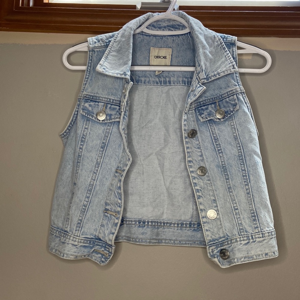 Jean jacket vest